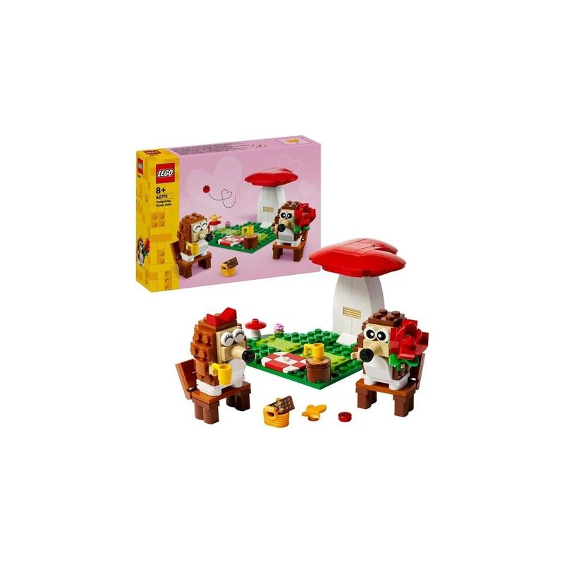 Lego 40711 iconic hedgehog y su cita de picnic, juguete de construcciÓn   40711