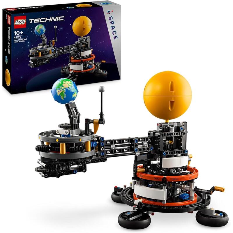 Lego 42179 technic planeta tierra y luna en Órbita