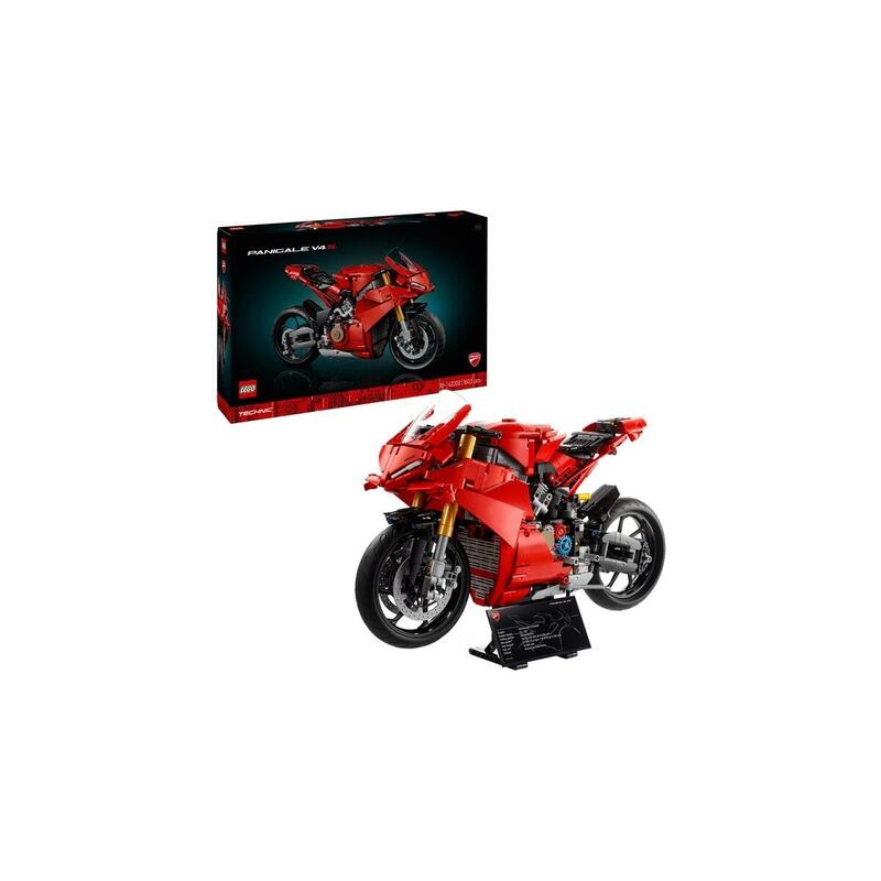Lego 42202 technic moto ducati panigale v4 s, juguete de construcciÓn   42202
