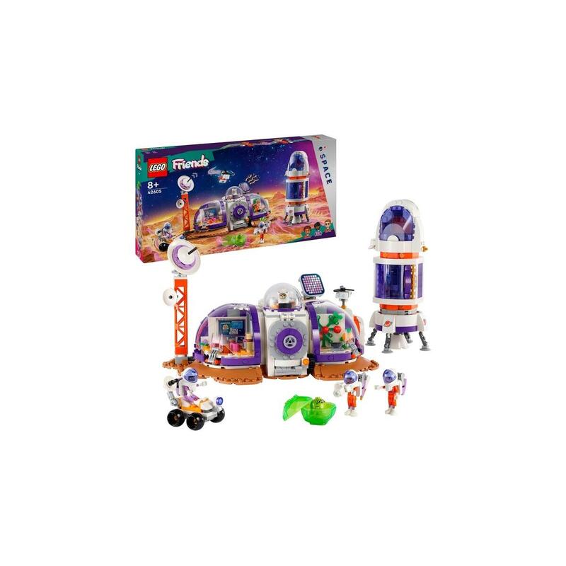 Lego 42605 friends base espacial en marte con cohete