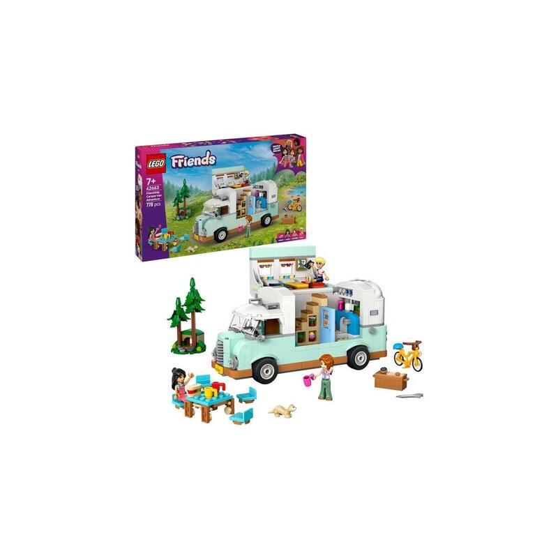 Lego 42663 friends autocaravana, juguete de construcciÓn   42663