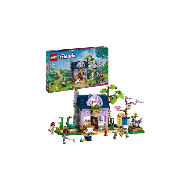 Lego 42669 friends juguete de construcciÓn casa del apicultor y jardÍn de flores   42669