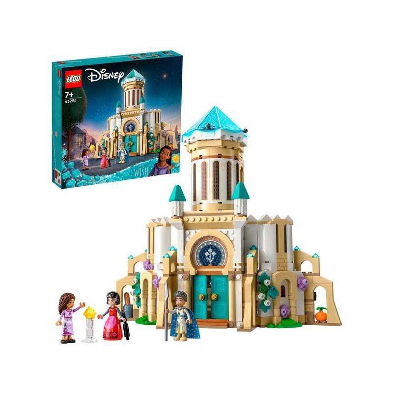 Lego 43224 disney wish kÖnig magnificos schloss, juguete de construcciÓn 43224
