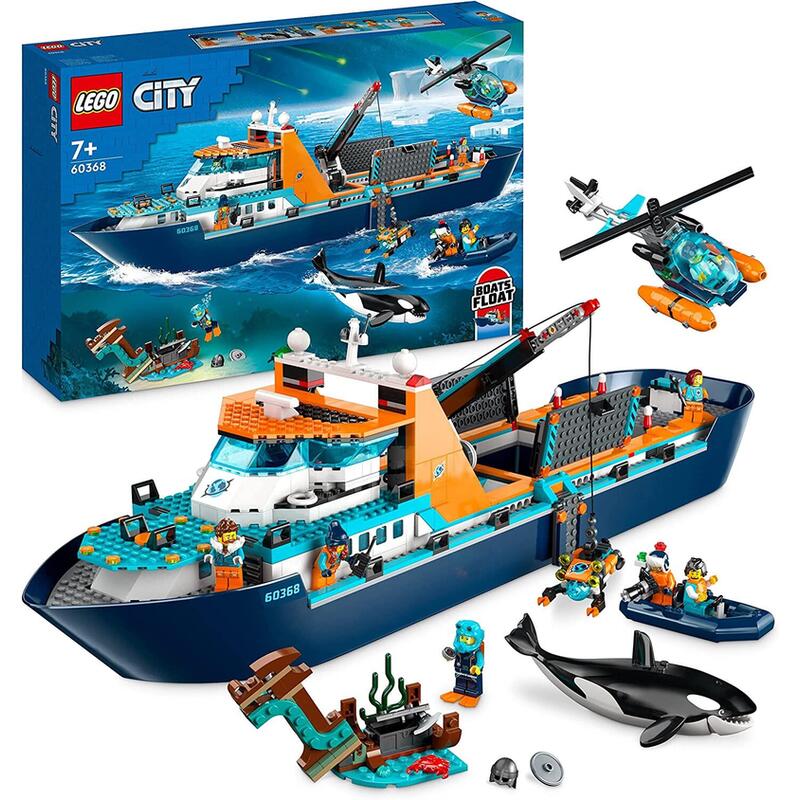 Lego 60368 city barco explorador del Ártico