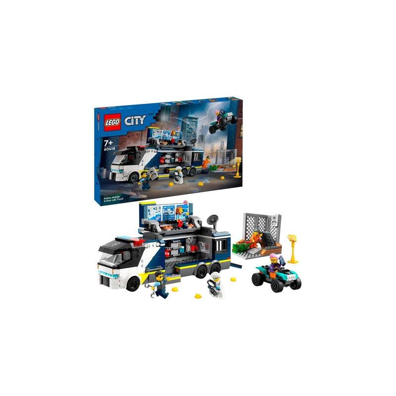 Lego 60418 city camión de policía con laboratorio