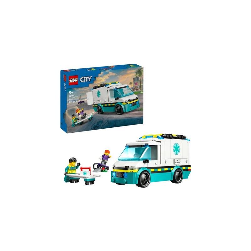 Lego 60451 city ambulancia, juguete de construcciÓn   60451