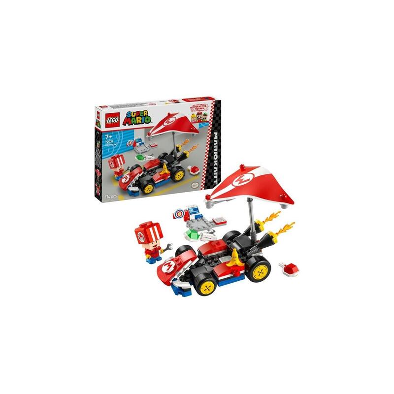 Lego 72032 super mario – mario kart: kart estÁndar, juguete de construcciÓn   72032