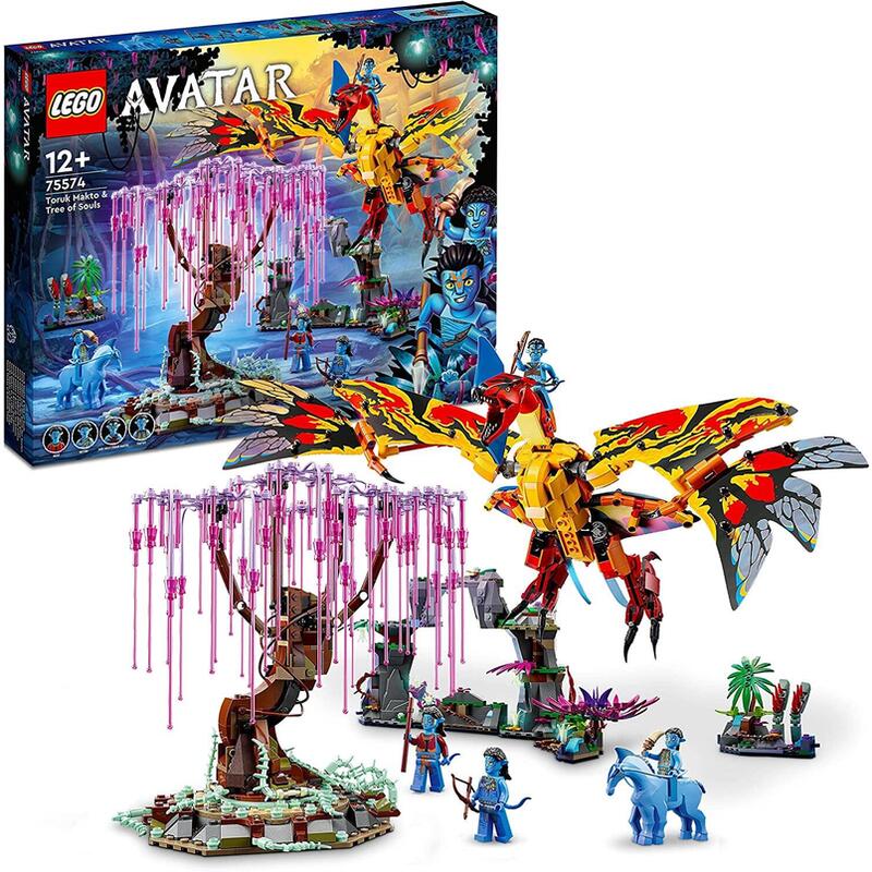 Lego 75574 avatar toruk makto y Árbol de las almas, juguete de construcciÓn con direhorse, mini figuras jake sully y neytiri, se