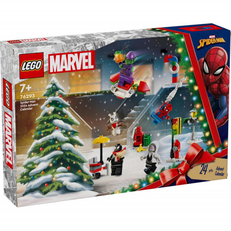 Lego 76293 súper héroes marvel calendario de adviento 2024 spider-man