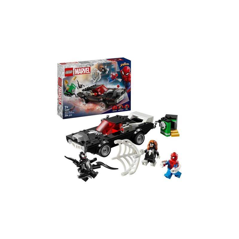 Lego 76309 marvel super heroes spider-man vs. venom muscle car juguete de construcciÓn   76309
