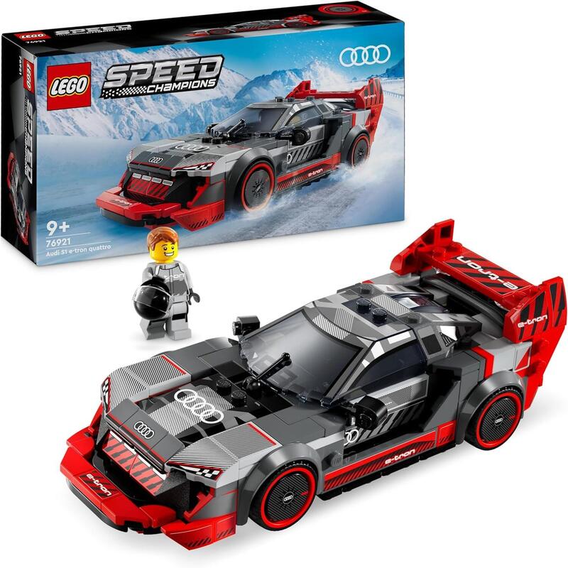 Lego 76921 speed champions coche de carreras audi s1 e-tron quattro
