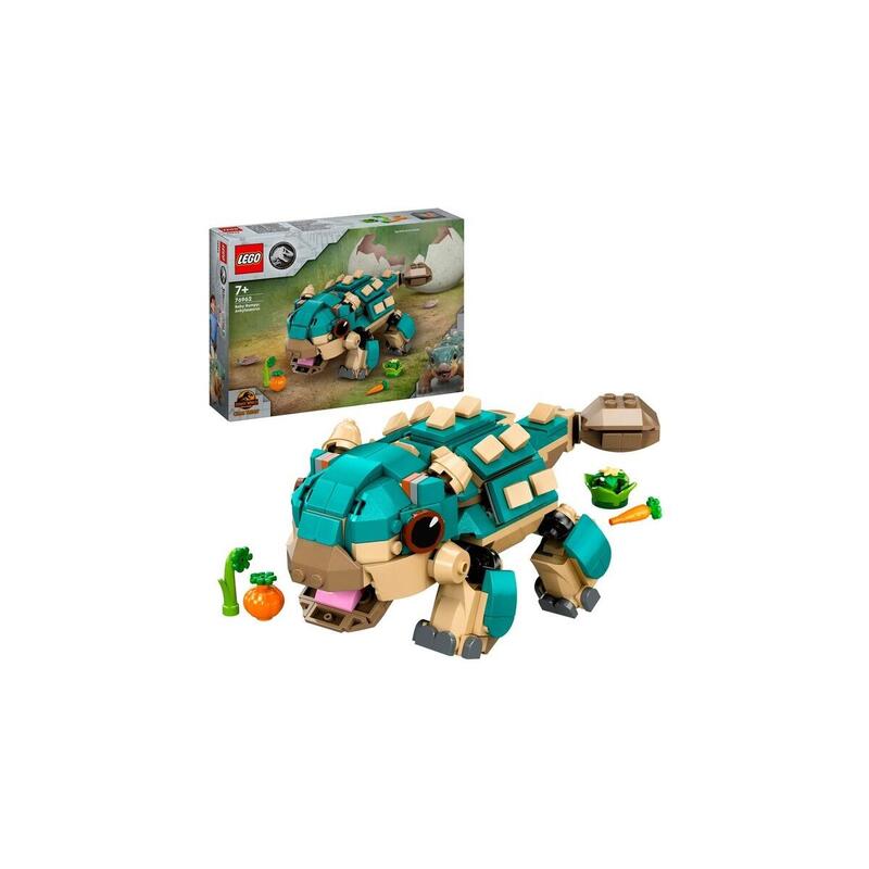 Lego 76962 jurassic world baby bumpy: anquilosaurio