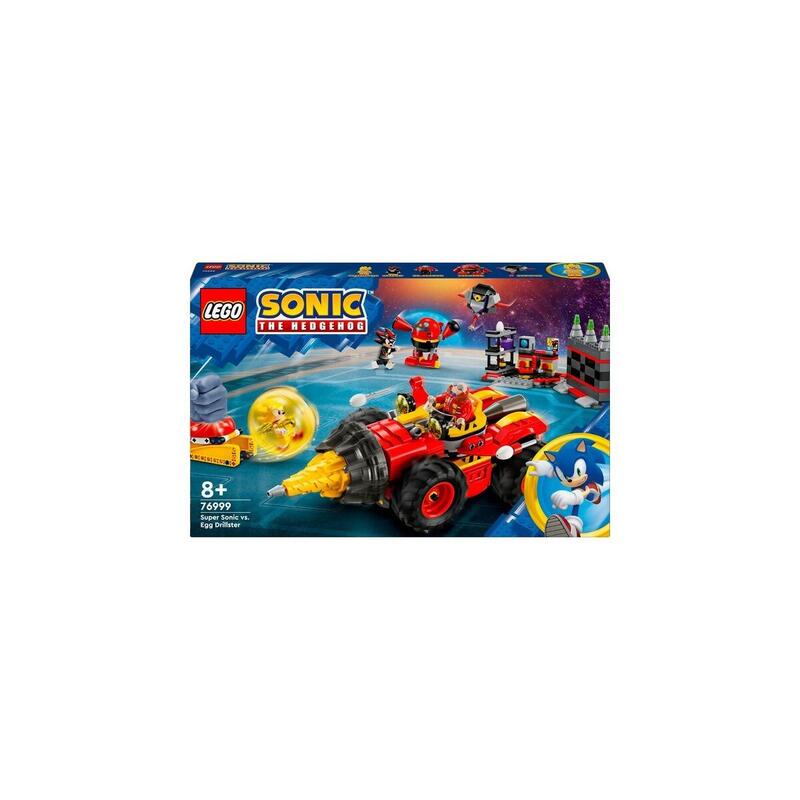 Lego 76999 sonic the hedgehog super sonic vs. egg drillster