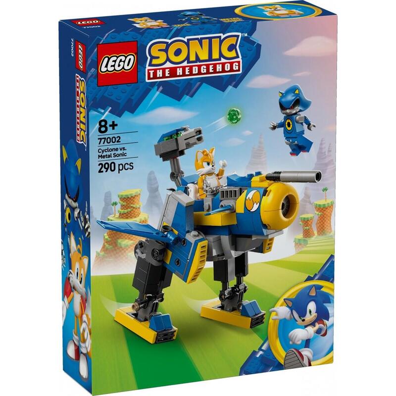 Lego 77002 sonic the hedgehog ciclÓn vs. metal sonic, juguete de construcciÓn   77002