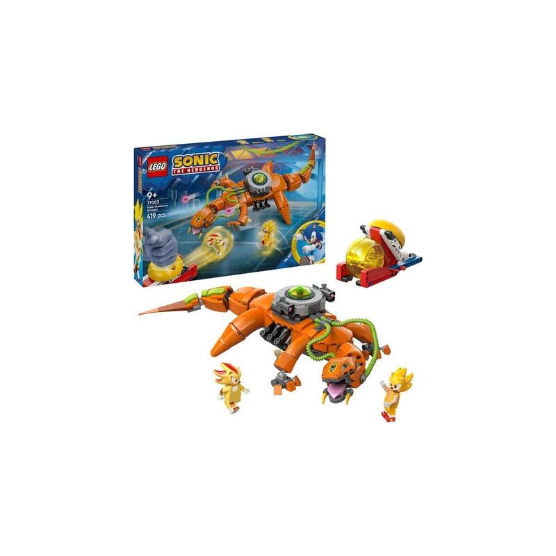 Lego 77003 sonic the hedgehog super shadow vs. biolizard, juguete de construcciÓn   77003