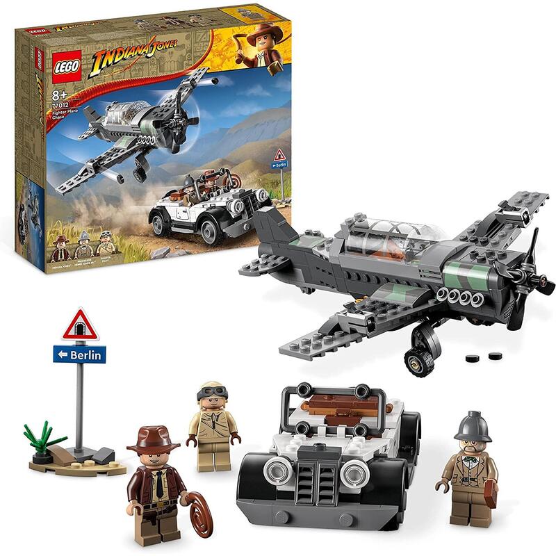 Lego 77012 indiana jones persecución del caza
