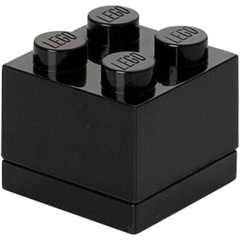 Lego – mini caja de almuerzo 4, color negro (room copenhagen a/s 40111733)