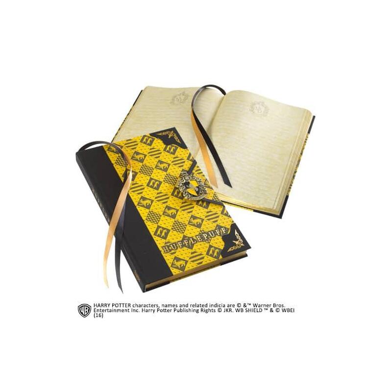 Libreta diario the noble collection harry potter hufflepuff cierre especial