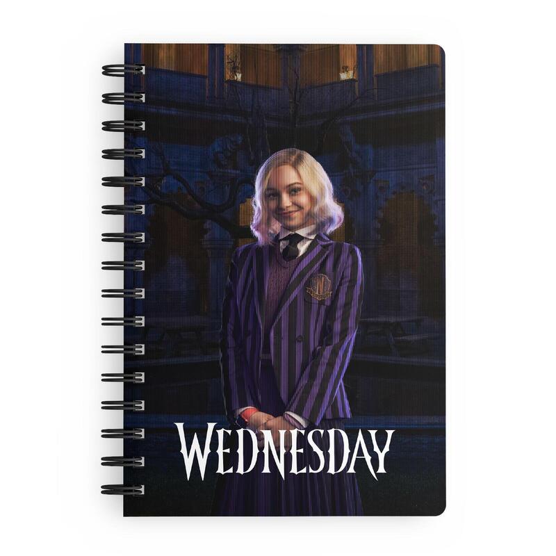 Libreta efecto 3d enid wednesday