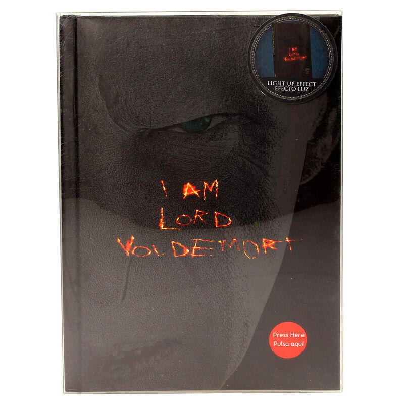 Libreta lord voldemort harry potter con luz