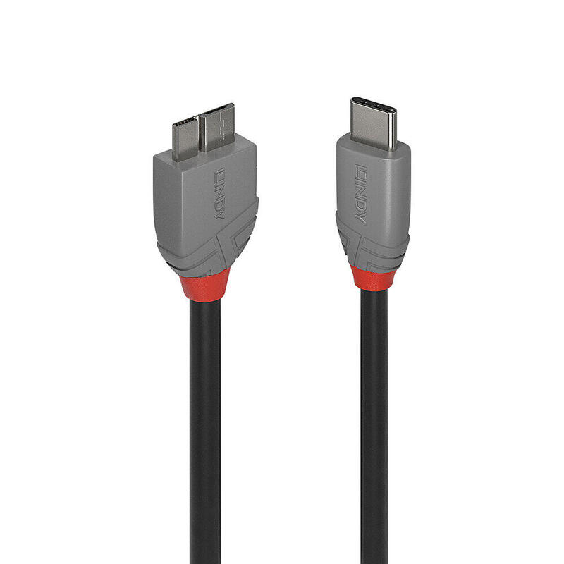 Lindy 2m usb 3.2 typ c an micro-b cable
