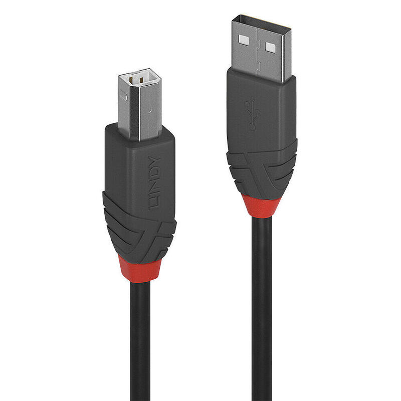 Lindy 36672 cable usb 1 m 2.0 usb a usb b negro