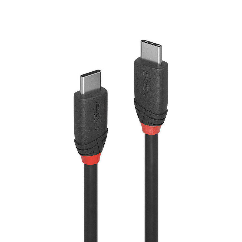 Lindy 36906 cable usb 1 m usb 3.2 gen 1 (3.1 gen 1) usb c negro