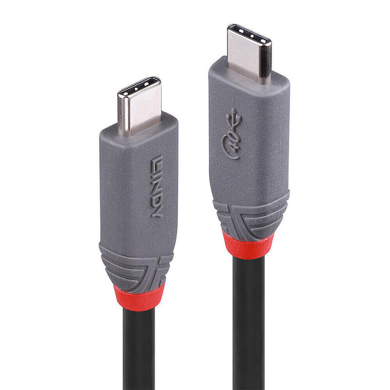 Lindy 36947 cable usb 0,8 m usb4 gen 3×2 usb c negro