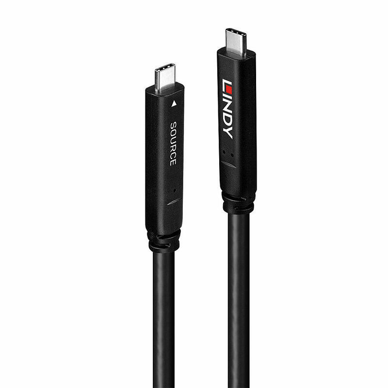 Lindy 43399 cable usb 3.2 gen 1 (3.1 gen 1) 15 m usb c negro
