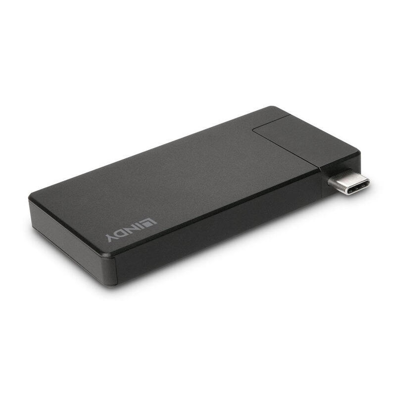 Lindy dst-micro conversor de usb 3.2 tipo c a hdmi