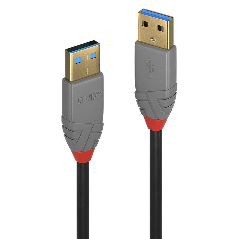 Lindy usb 3.0 cable typ a/a anthra line m/m 0.5m