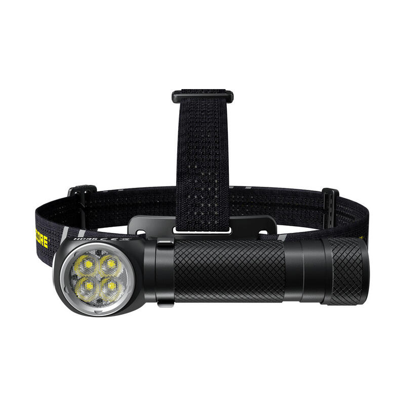 Linterna  nitecore hc35 con cinta para cabeza led negro