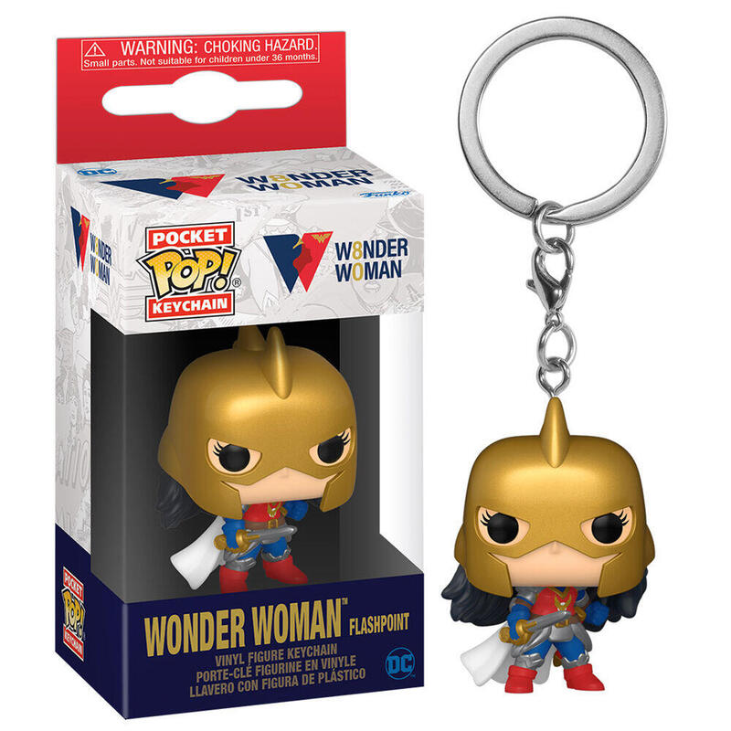 Llavero pocket pop dc comics 80th wonder woman flashpoint