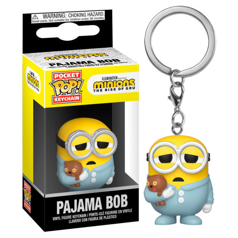Llavero pocket pop minions 2 pajama bob