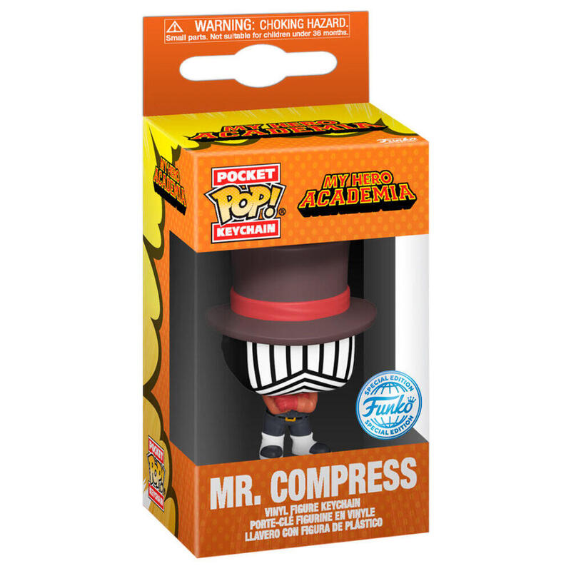 Llavero pocket pop my hero academia mr. compress