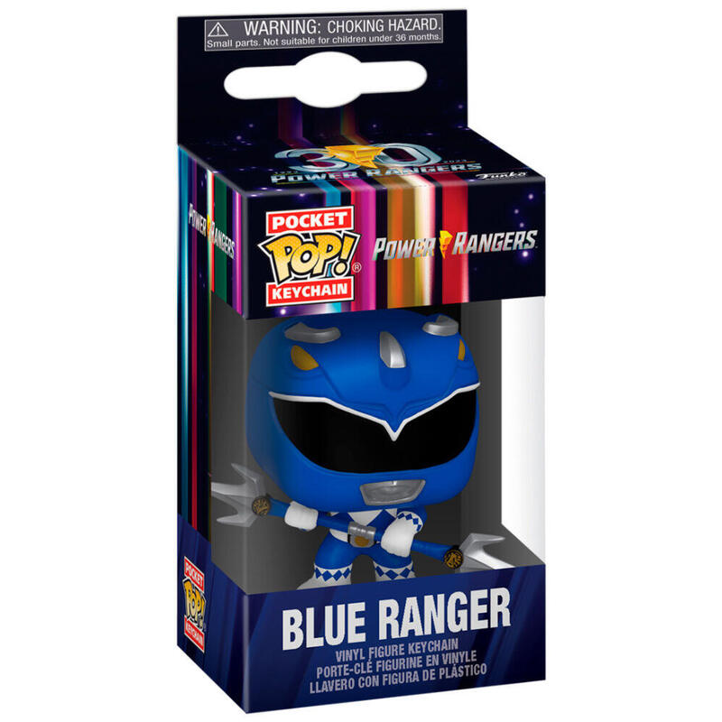 Llavero pocket pop power rangers 30th anniversary blue ranger