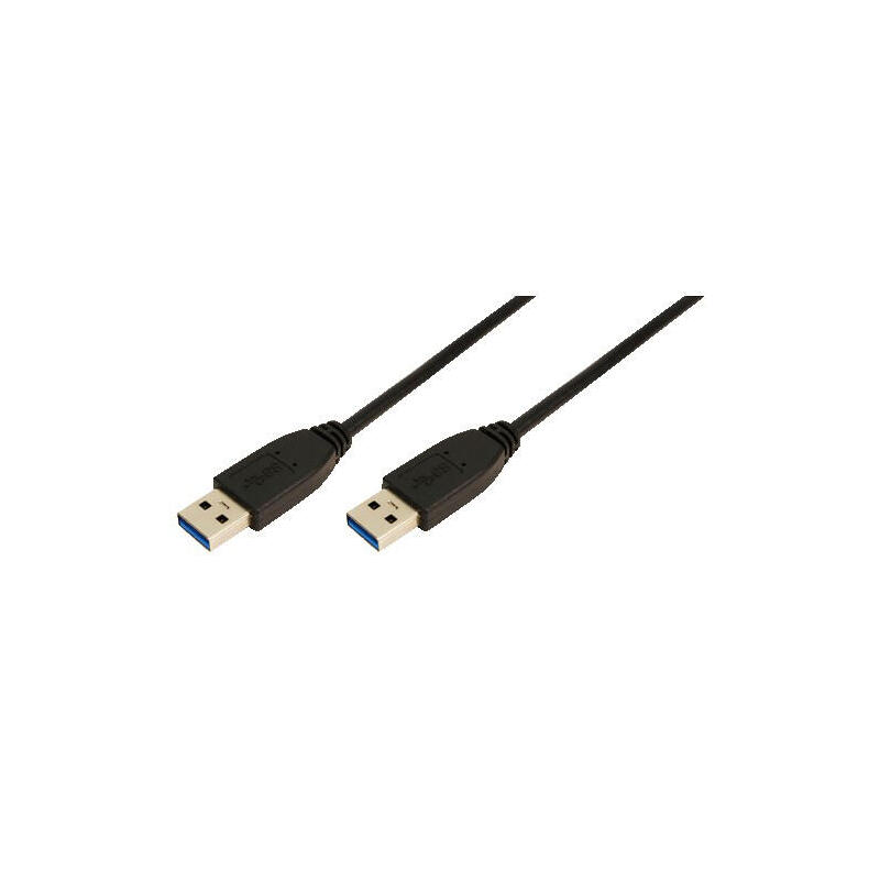 Logilink 2m usb a – usb a 3.0 m/m cable usb 3.2 gen 1 (3.1 gen 1) negro