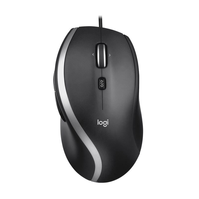 Logitech raton m500s laser usb negro 910-005784