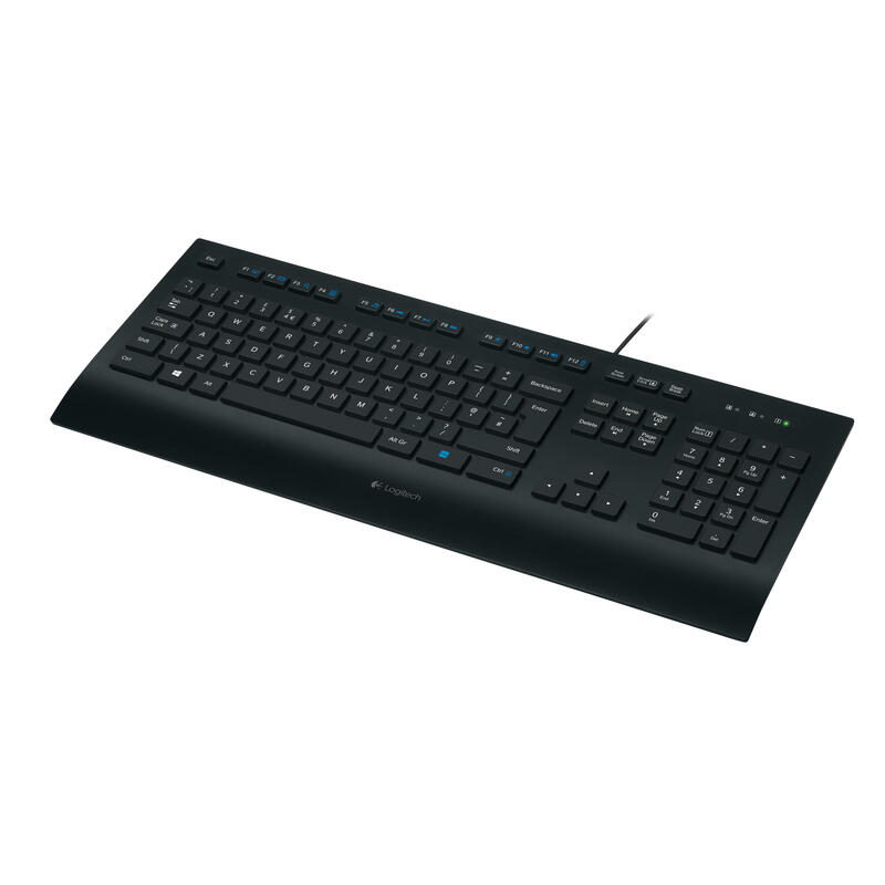 Logitech teclado k280e qwertz (aleman) usb negro 920-008669