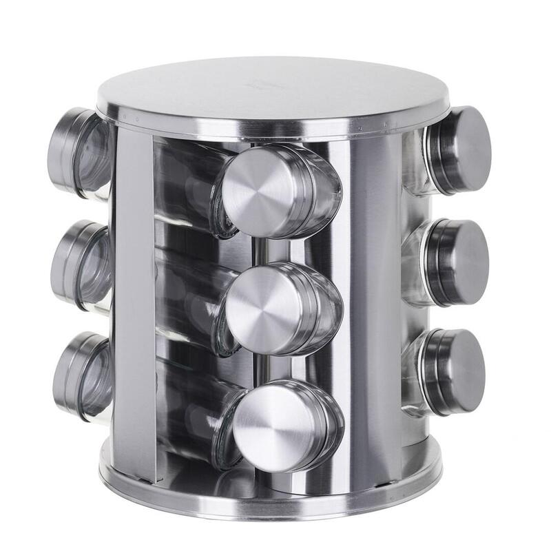 Maestro mr-1725 juego de soporte y 12 contenedores de especias