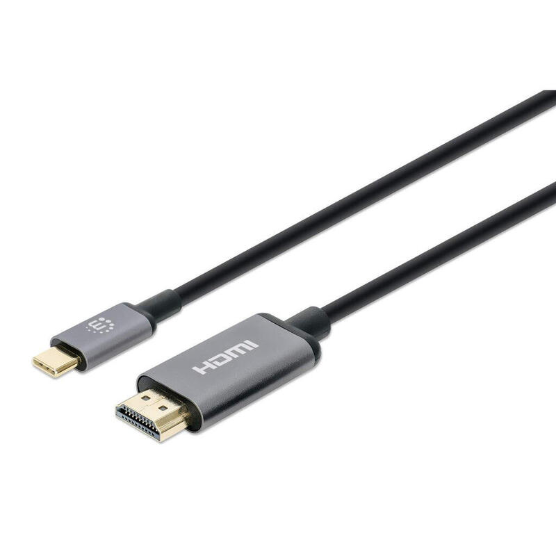 Manhattan 4k@60hz usb-c auf hdmi-cable mecker/mecker 2m
