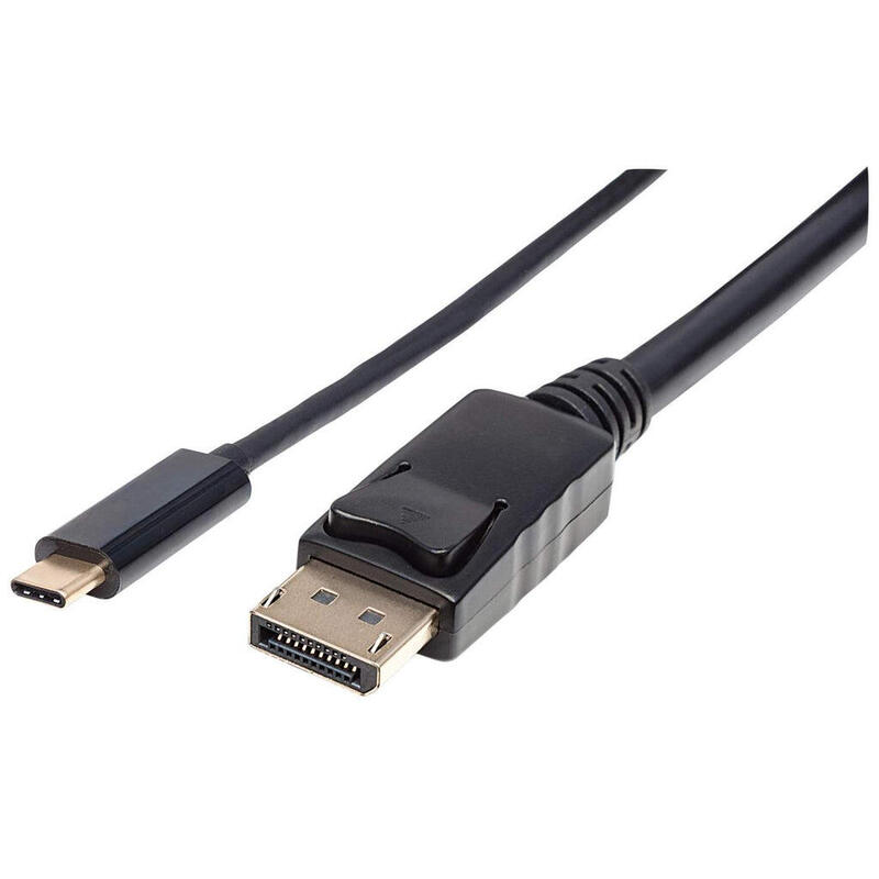 Manhattan cable usb typ c a displayport 2m negro