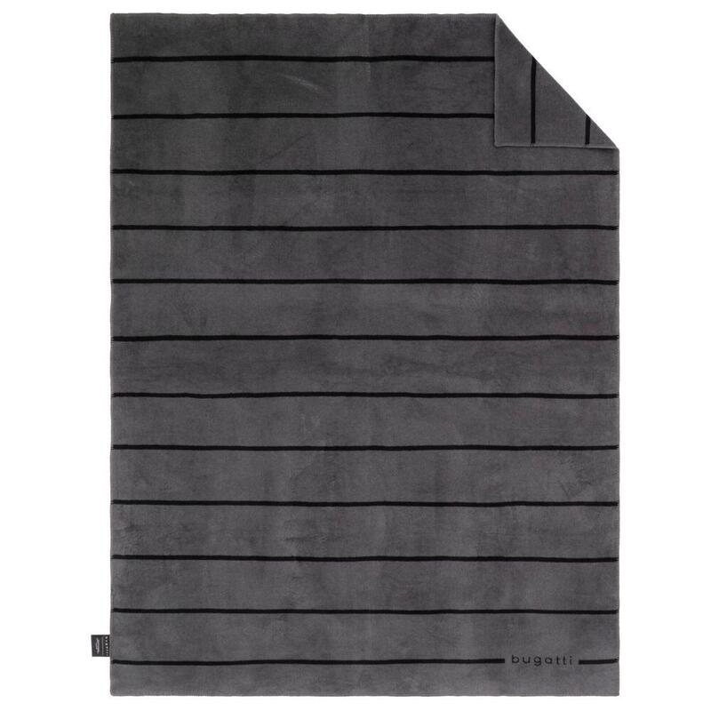 Manta bugatti jacquard gris 150×200