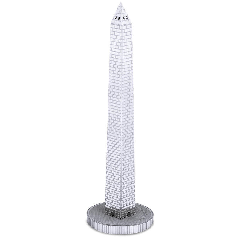 Maqueta 3d metal fascinations washington monument montaje sin pegamento ni soldadura maquetas 3d