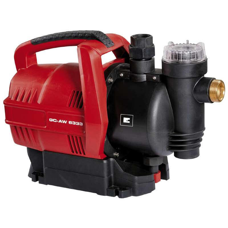 Máquina de agua sanitaria einhell gc-aw 6333, bomba (rojo/negro, 630 vatios) 4176730