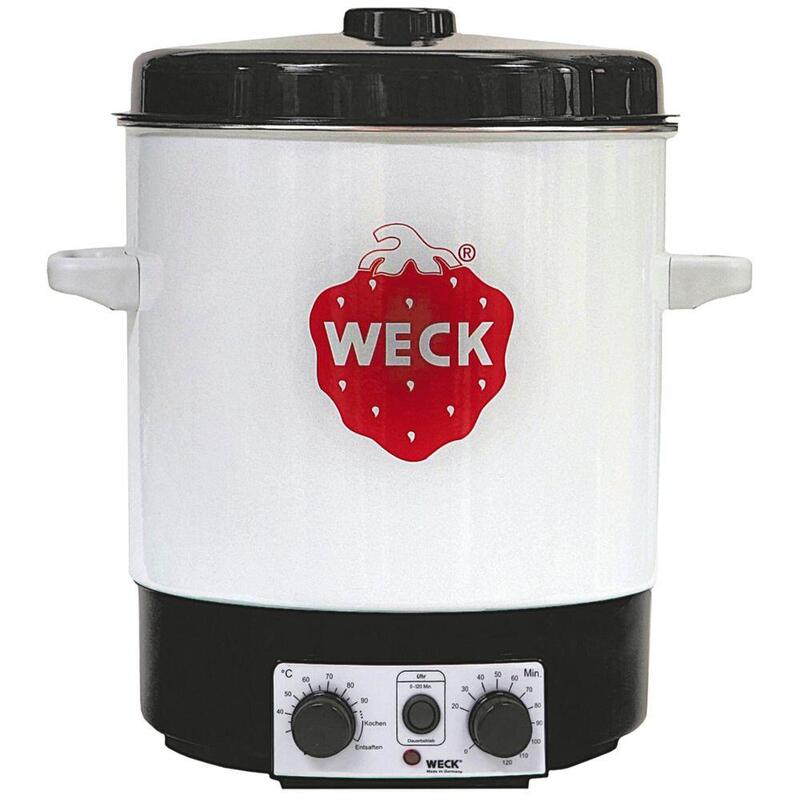 Máquina de conservación de esmalte weck con reloj.