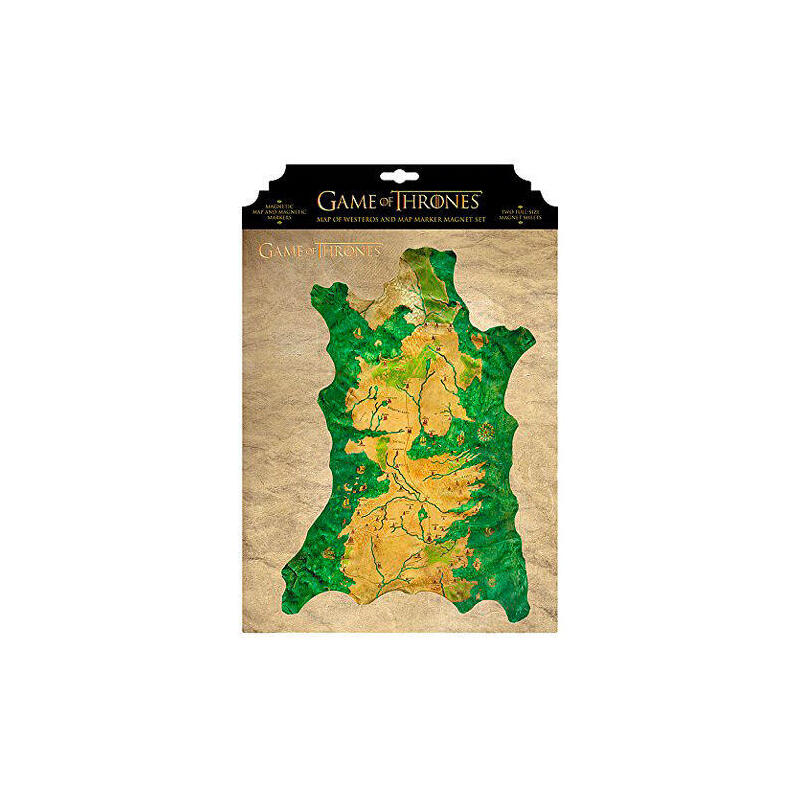 Marcadores mapa set imanes game of thrones re-run