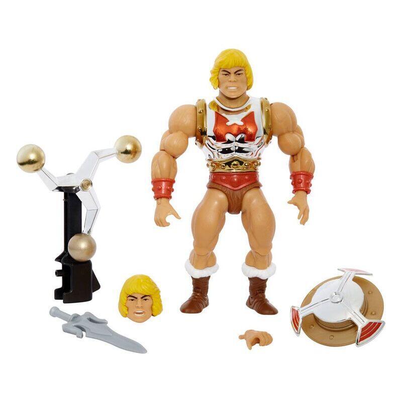 Masters of the universe origins deluxe actionfigur (14 cm) he-man, spielfigur hdt22