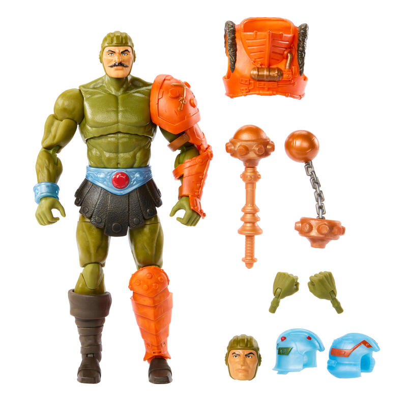 Mattel masters of the universe masterverse man-at-arms, figura hyc48