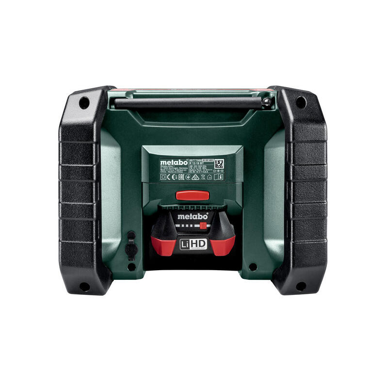 Metabo r 12-18 bt radio de construcciÓn a baterÍa